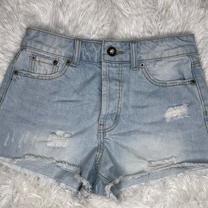 Size 24 JEAN SHORTS.